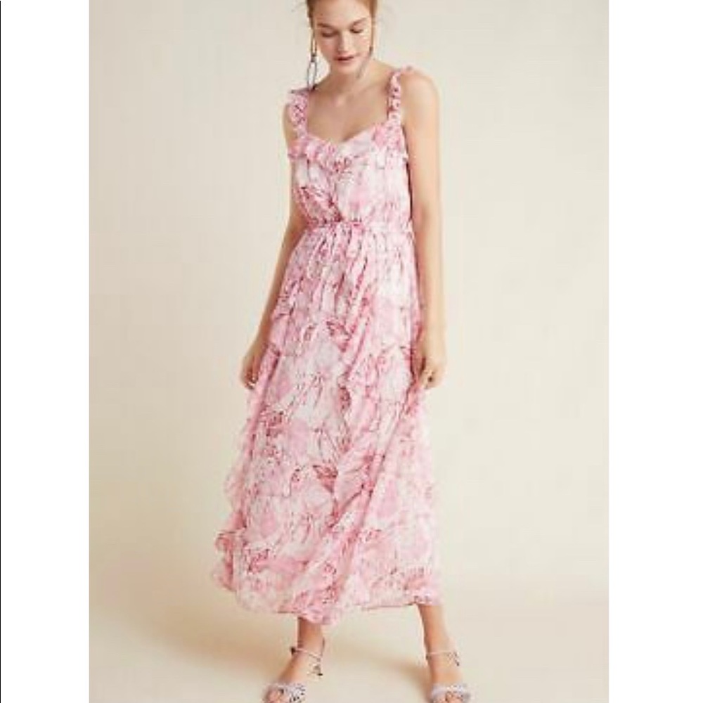 NEW Gal Meets Glam x Anthropologie Maxi Dress NWOT